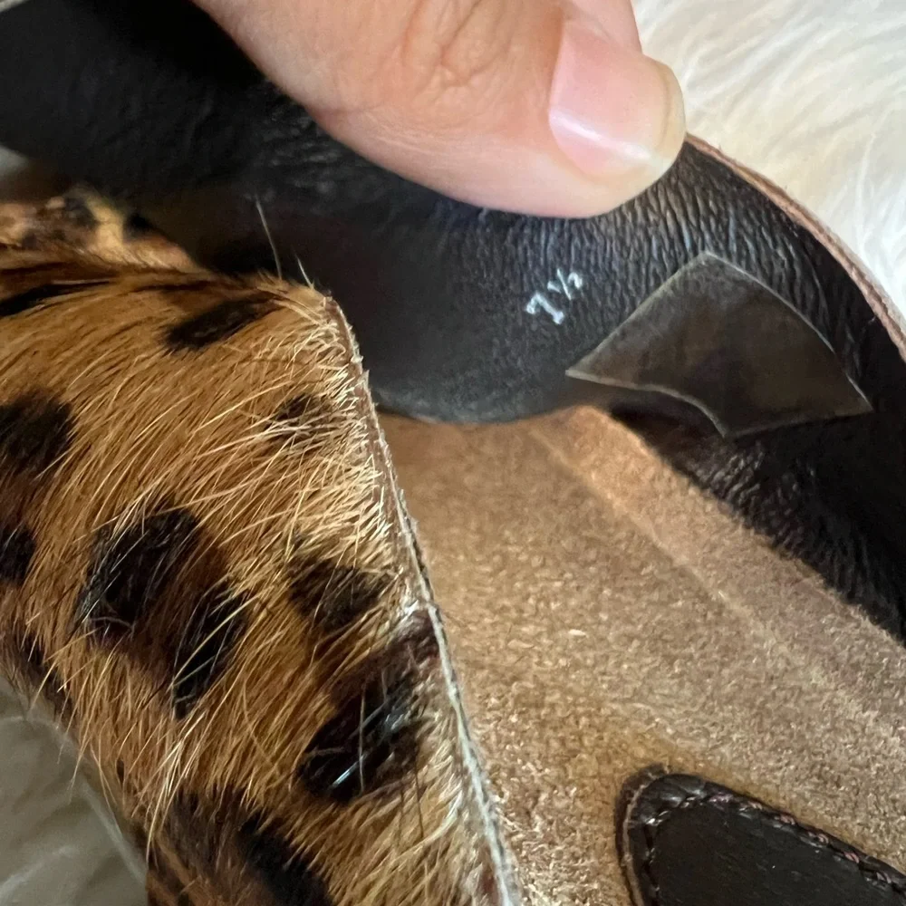 Rebels cheetah Cork Wedge‎ Sandal
